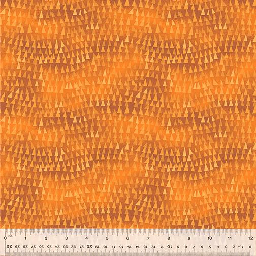 Wild North 53938D-11 Triangle Tops Burnt Orange - Quilted Strait