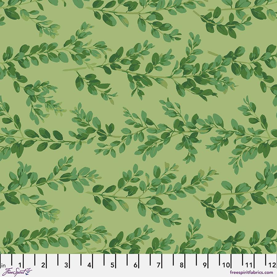 Winterberry 036 Green - Quilted Strait