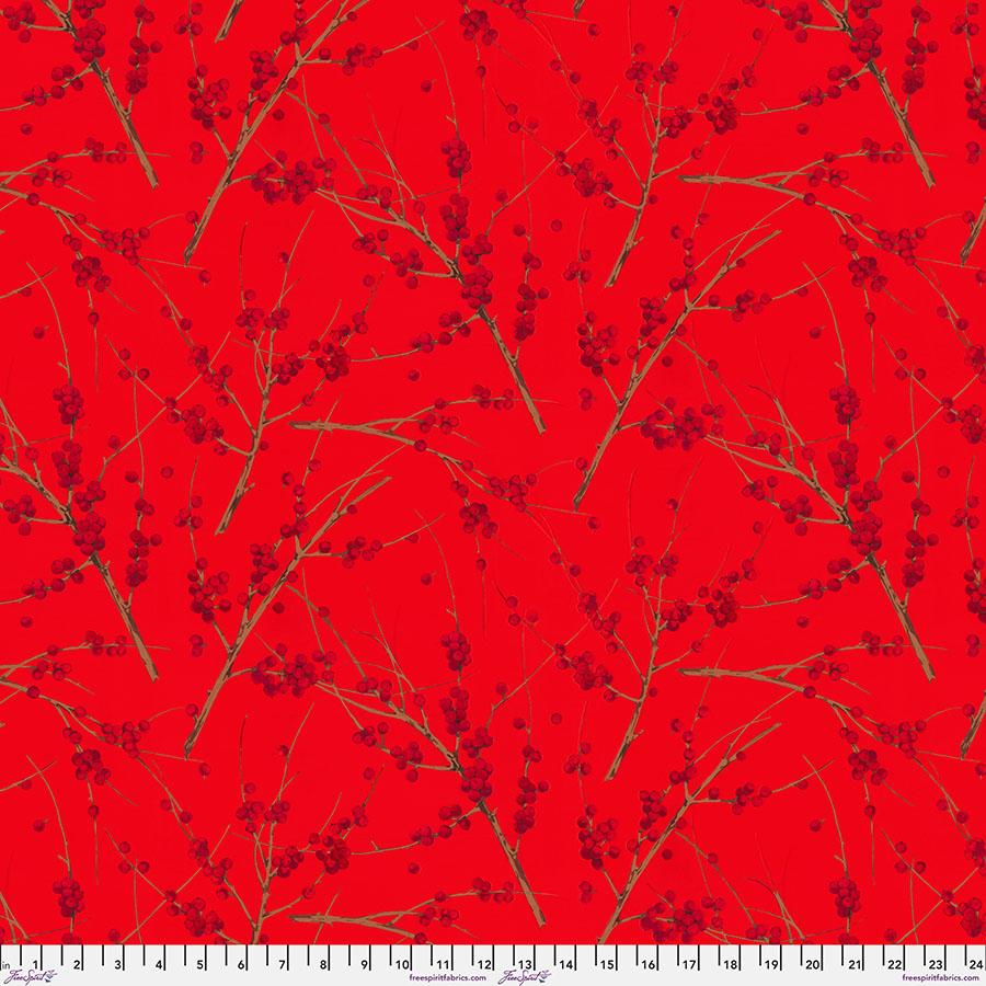 Winterberry 040 Red - Quilted Strait