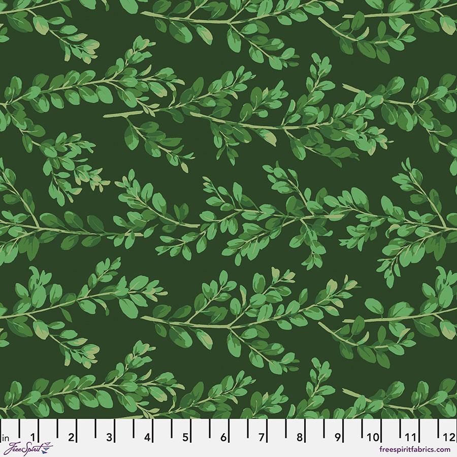 Winterberry 036 Dark Green - Quilted Strait