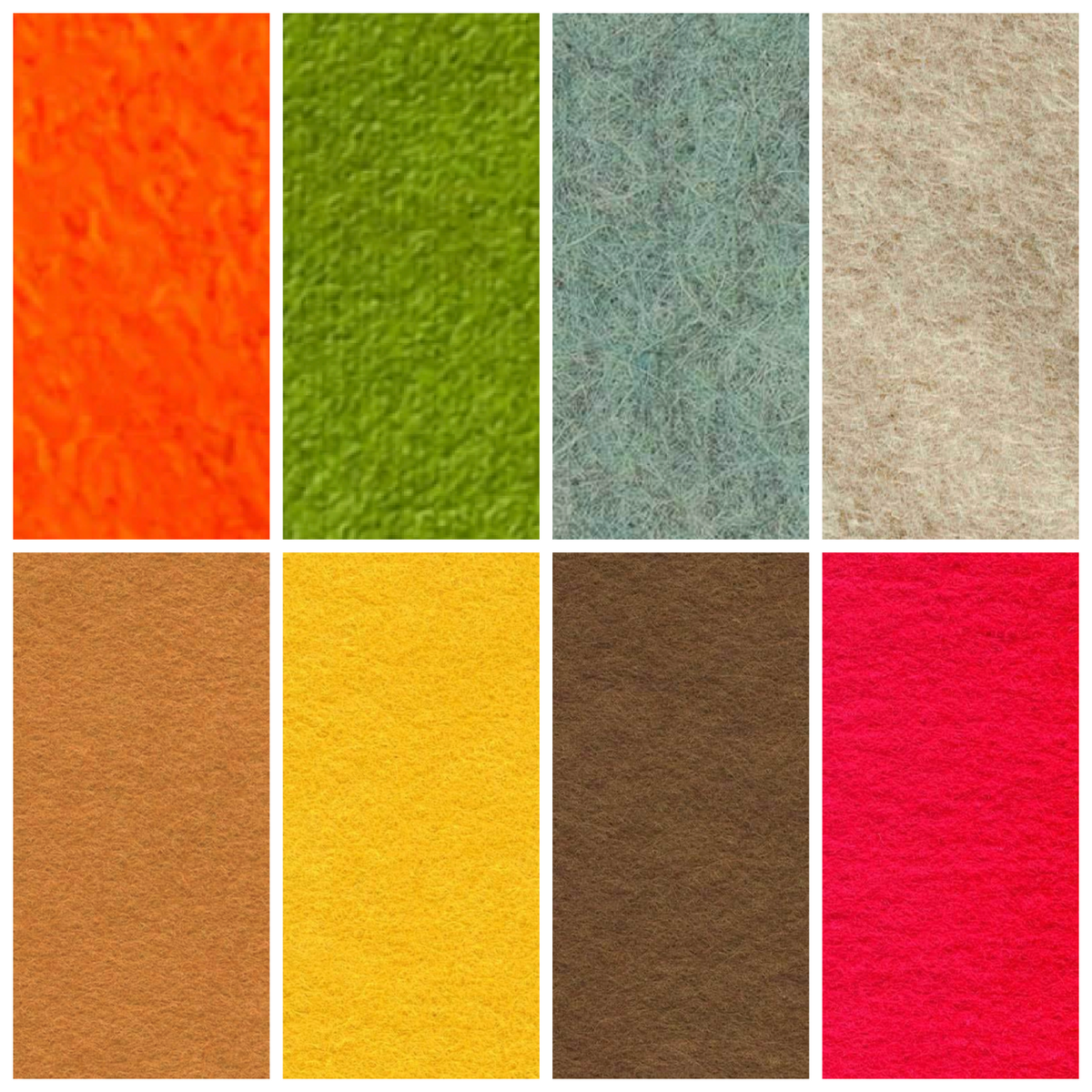 Woodland Wool Felt 8 piece Bundle - Quilted Strait