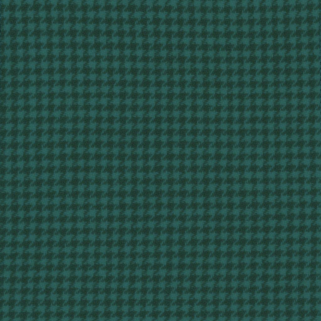 Wool Fat 1/8 Houndstooth Amazon Green - Quilted Strait