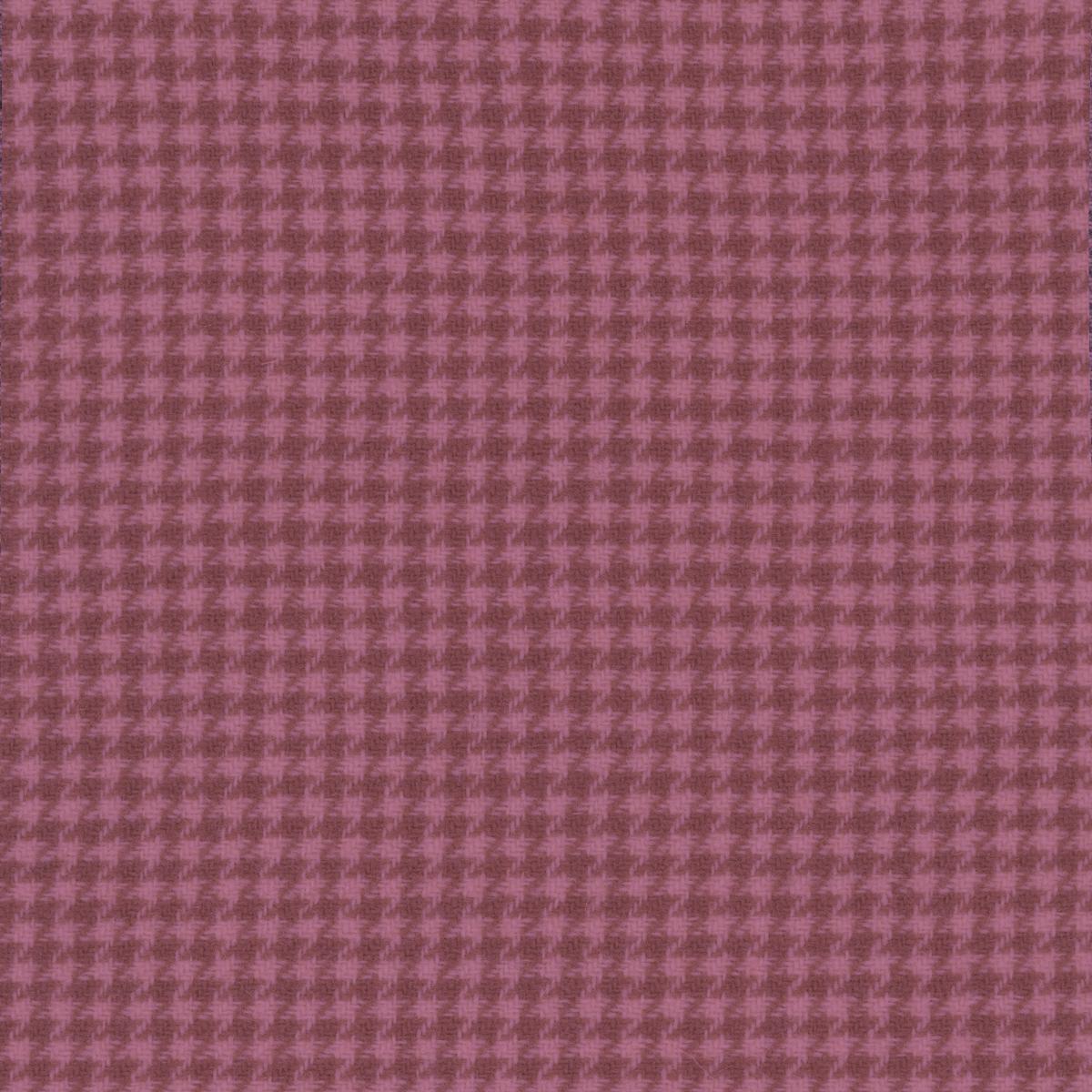 Wool Fat 1/8 Houndstooth Dogwood Rose - Quilted Strait