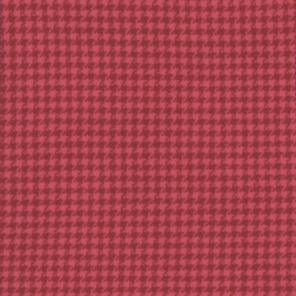 Wool Fat 1/8 Houndstooth Flamingo - Quilted Strait