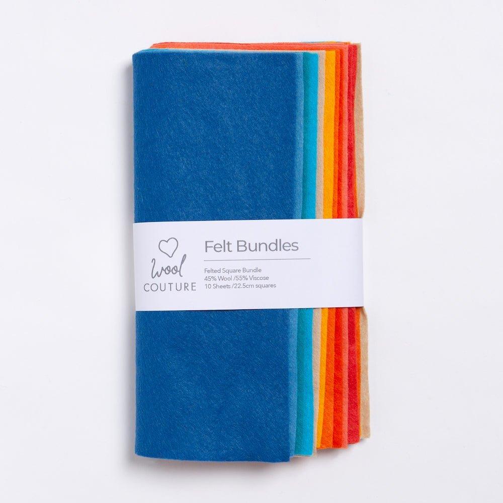 Wool Felt Bundle Retro - Quilted Strait