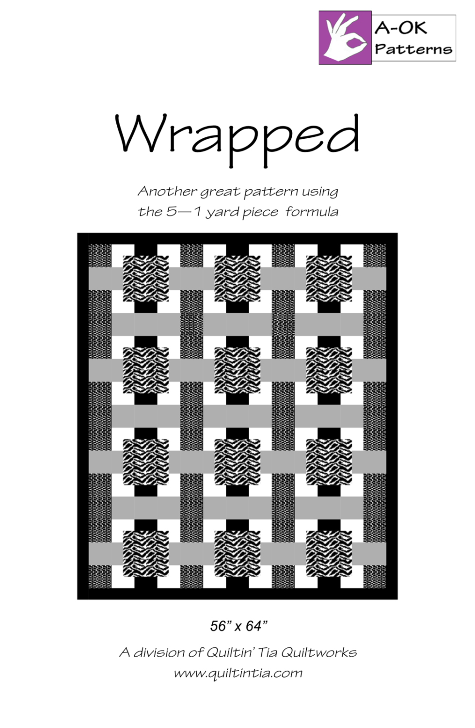 Wrapped - 5 yard Quilte Pattern - Quilted Strait