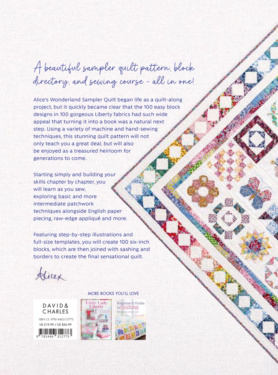 Alice's Wonderland Sampler Book - Quilted Strait