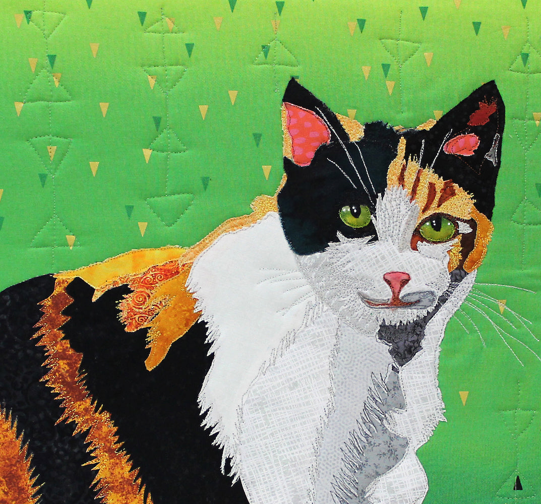Fabric Collage Pet Portrait, Tuesday, February 24