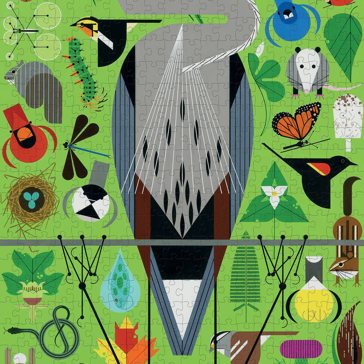 Charley Harper Secret Sanctuary Puzzle