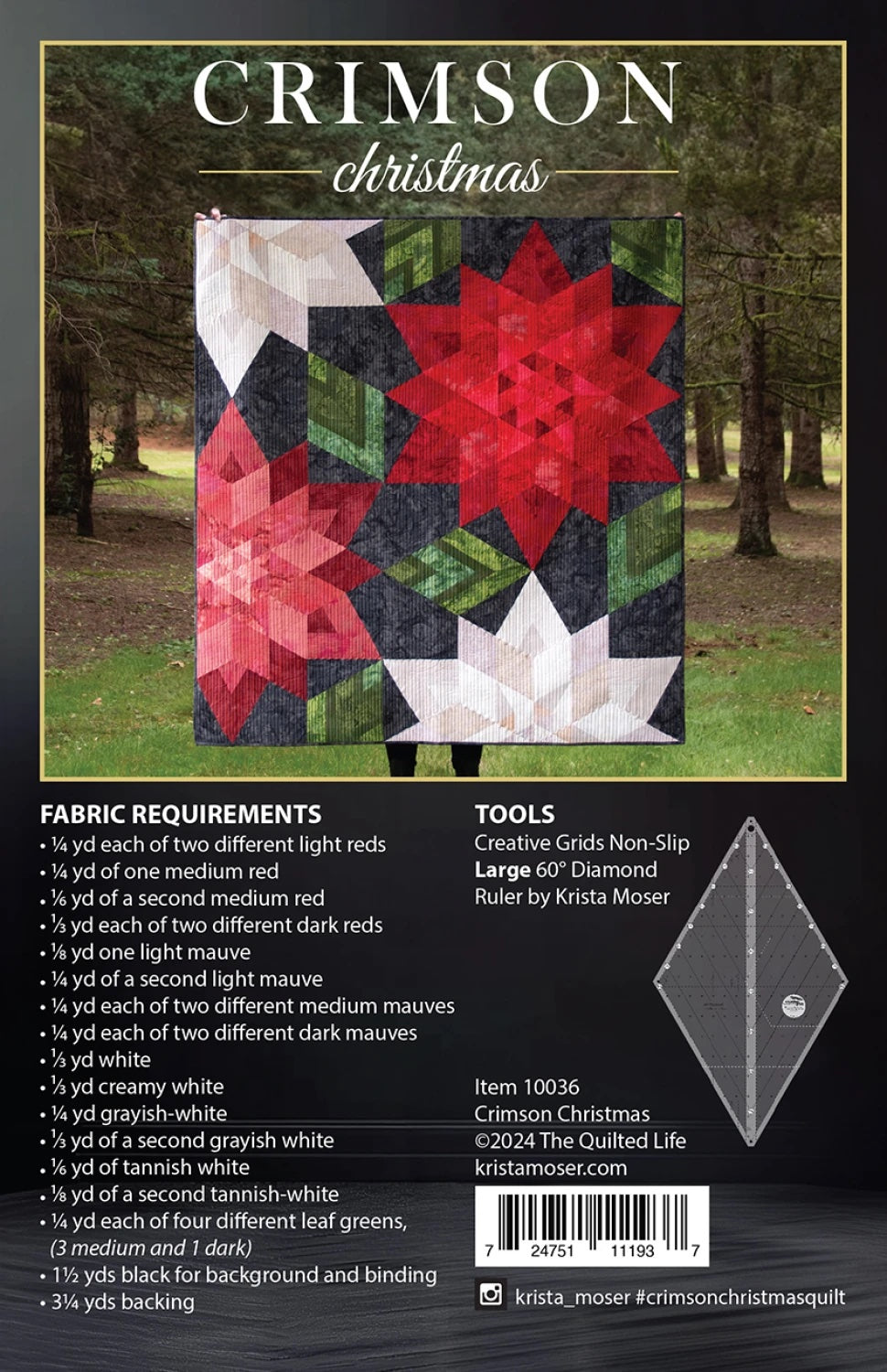 Crimson Christmas Pattern