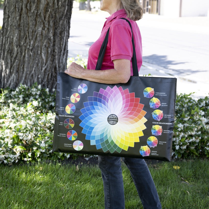 Quilters Color Wheel Tote Bag (FM)