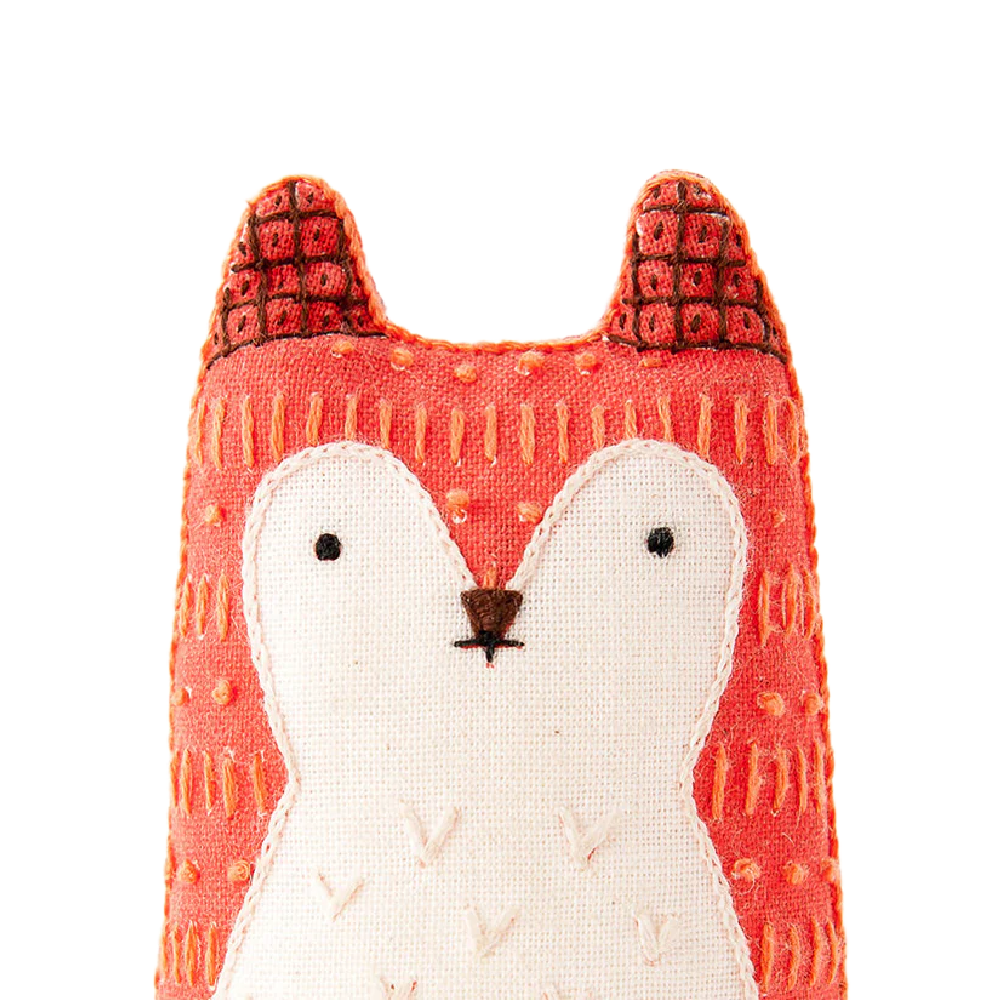 Fox Plushie Embroidery Kit