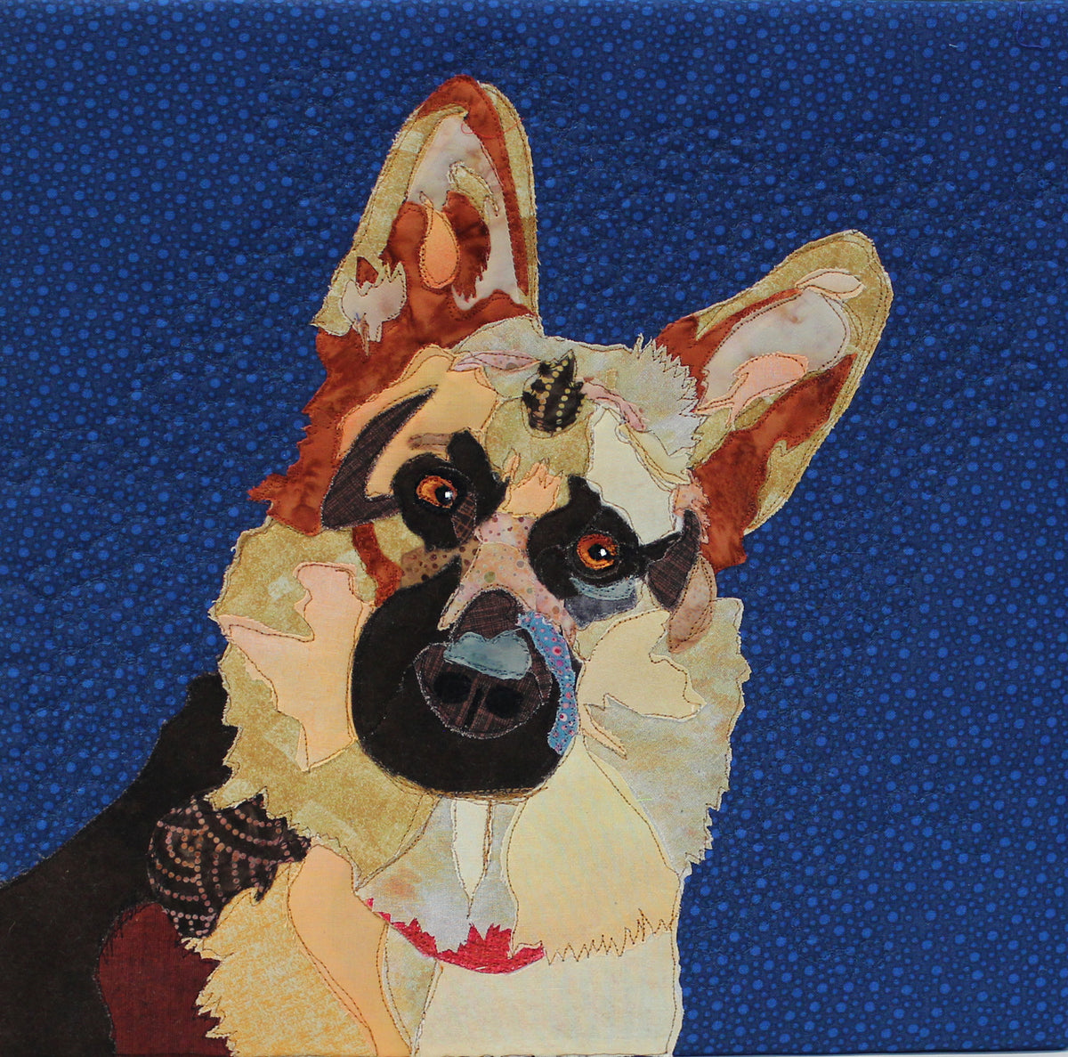 Fabric Collage Pet Portrait, Wednesday, February 25