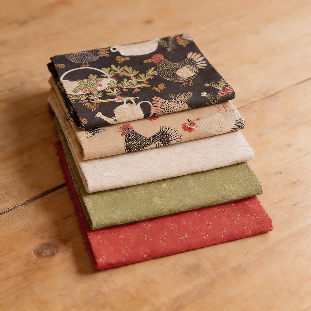The Henhouse 5-yard Bundle - Quilted Strait