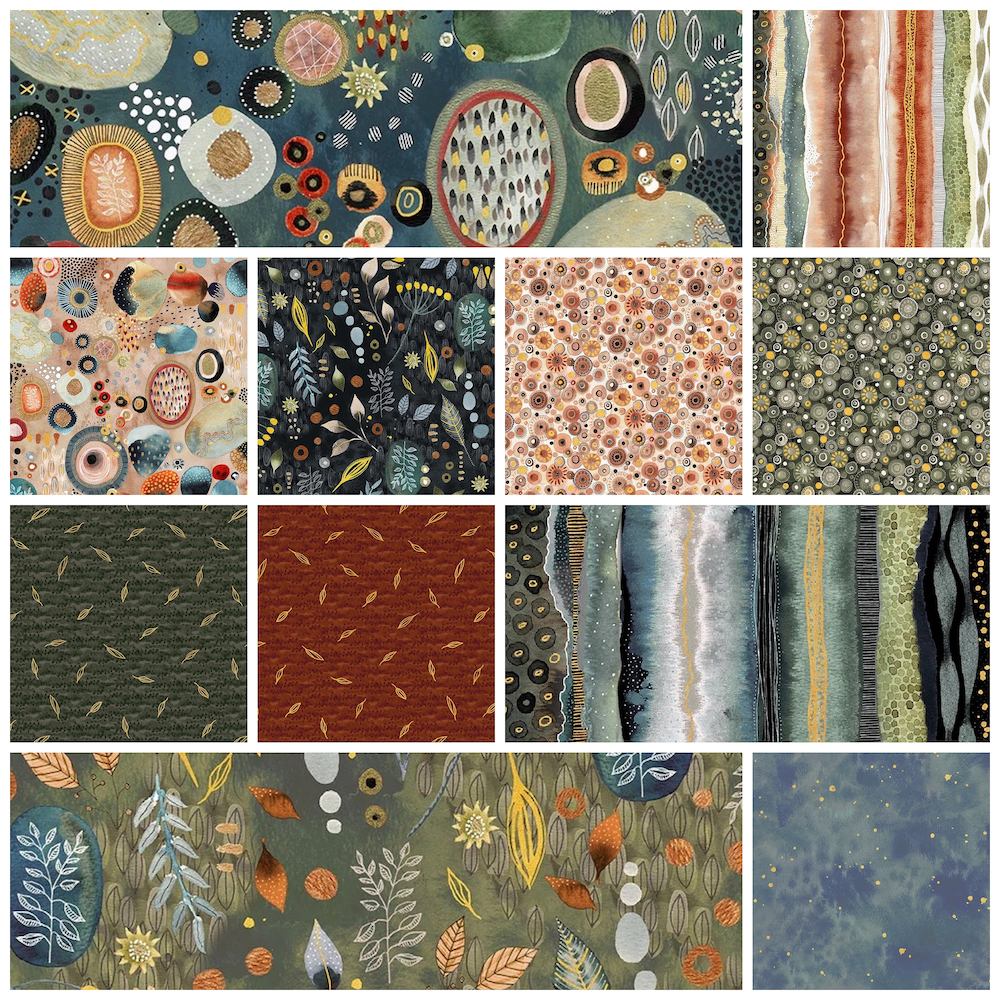 Flora and Form Fat Quarter Bundle - Quilted Strait