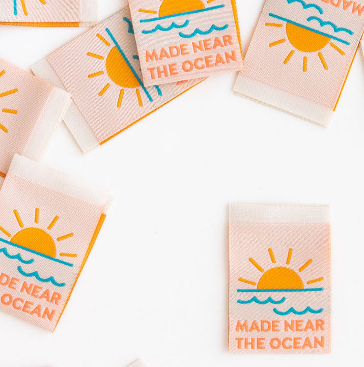 Made Near the Ocean Woven Labels (FM)