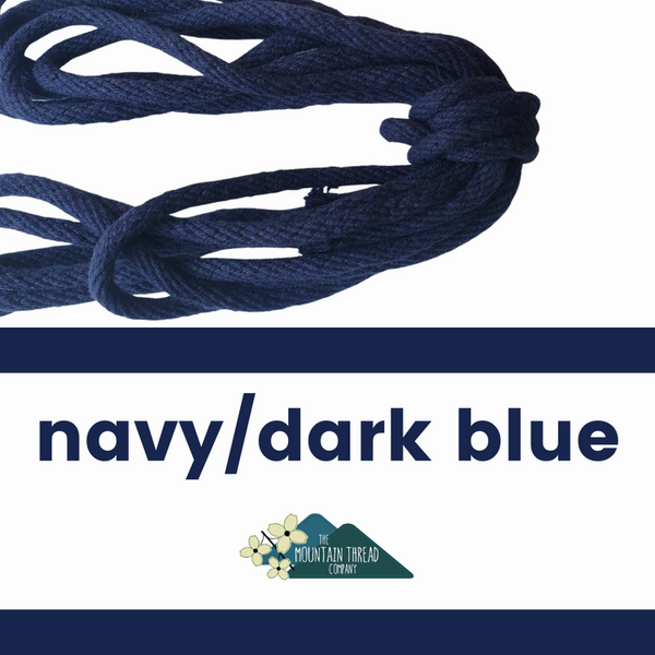 3/16 Rope Navy 10 Yards