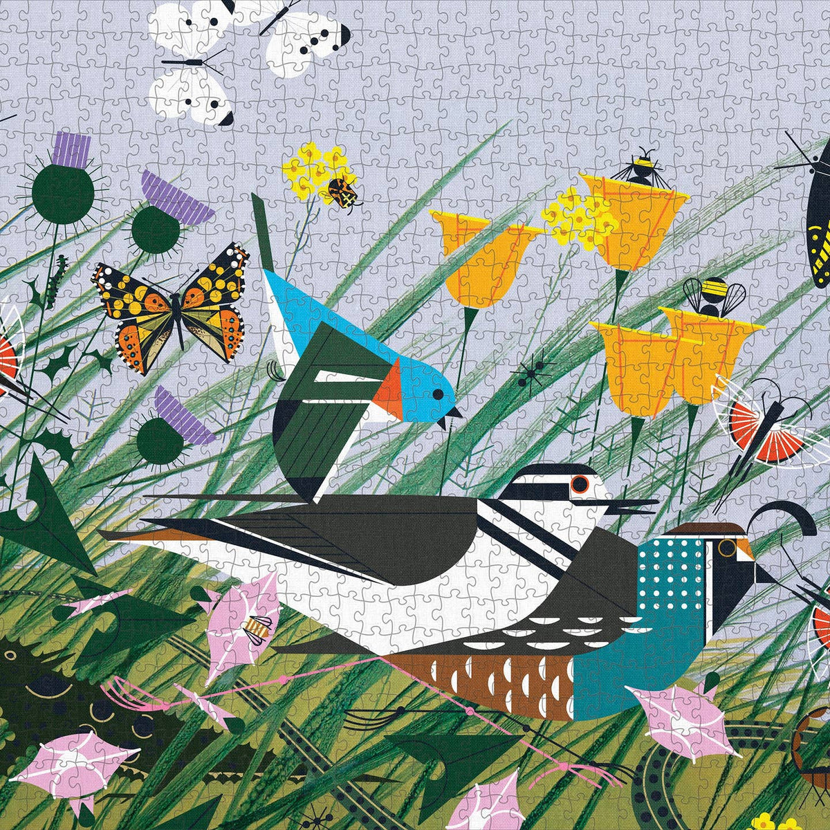 Charley Harper Once There Was a Field Puzzle