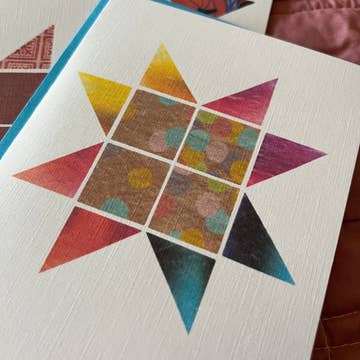 Quilt Block Greeting Cards (set of 6) - Quilted Strait