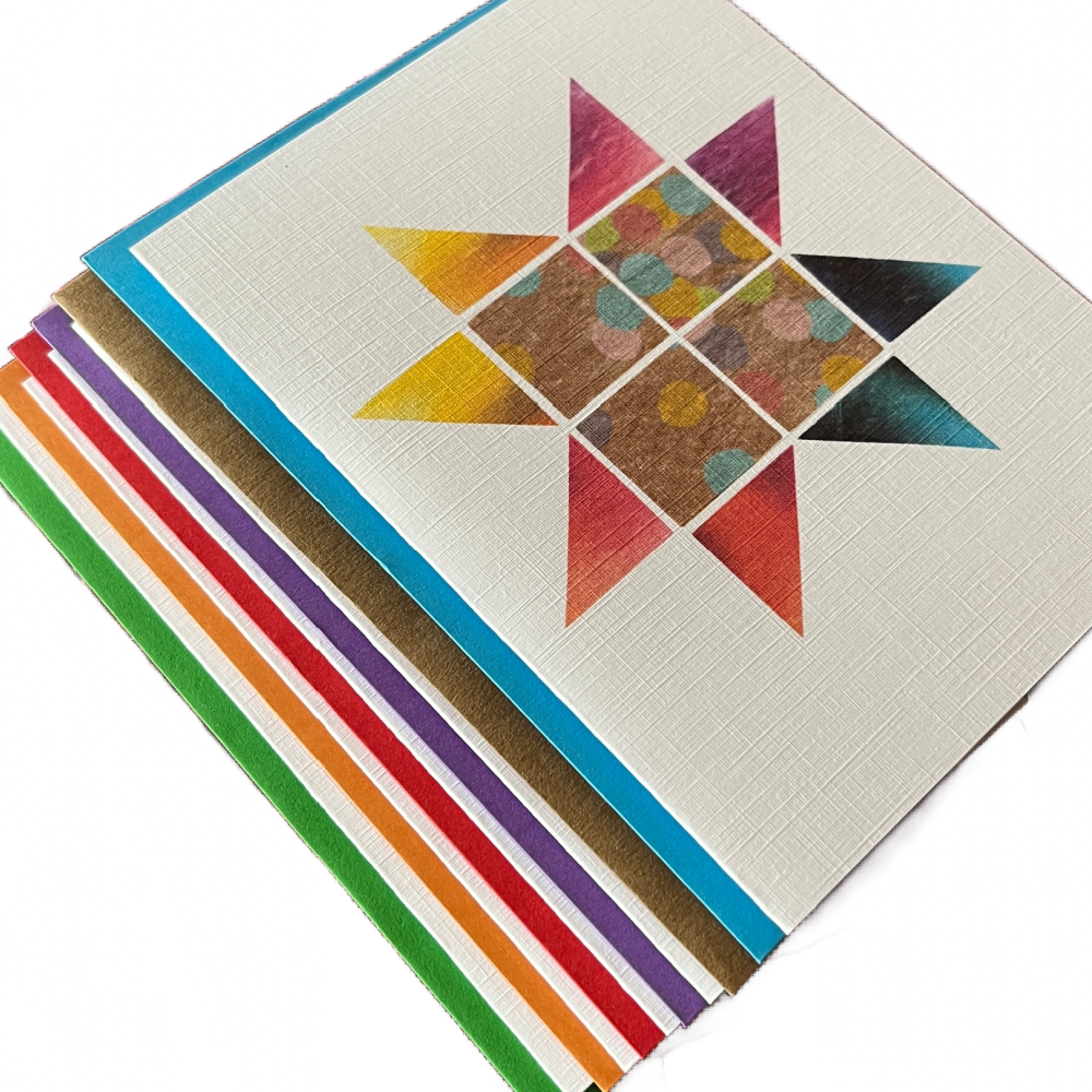 Quilt Block Greeting Cards (set of 6) - Quilted Strait