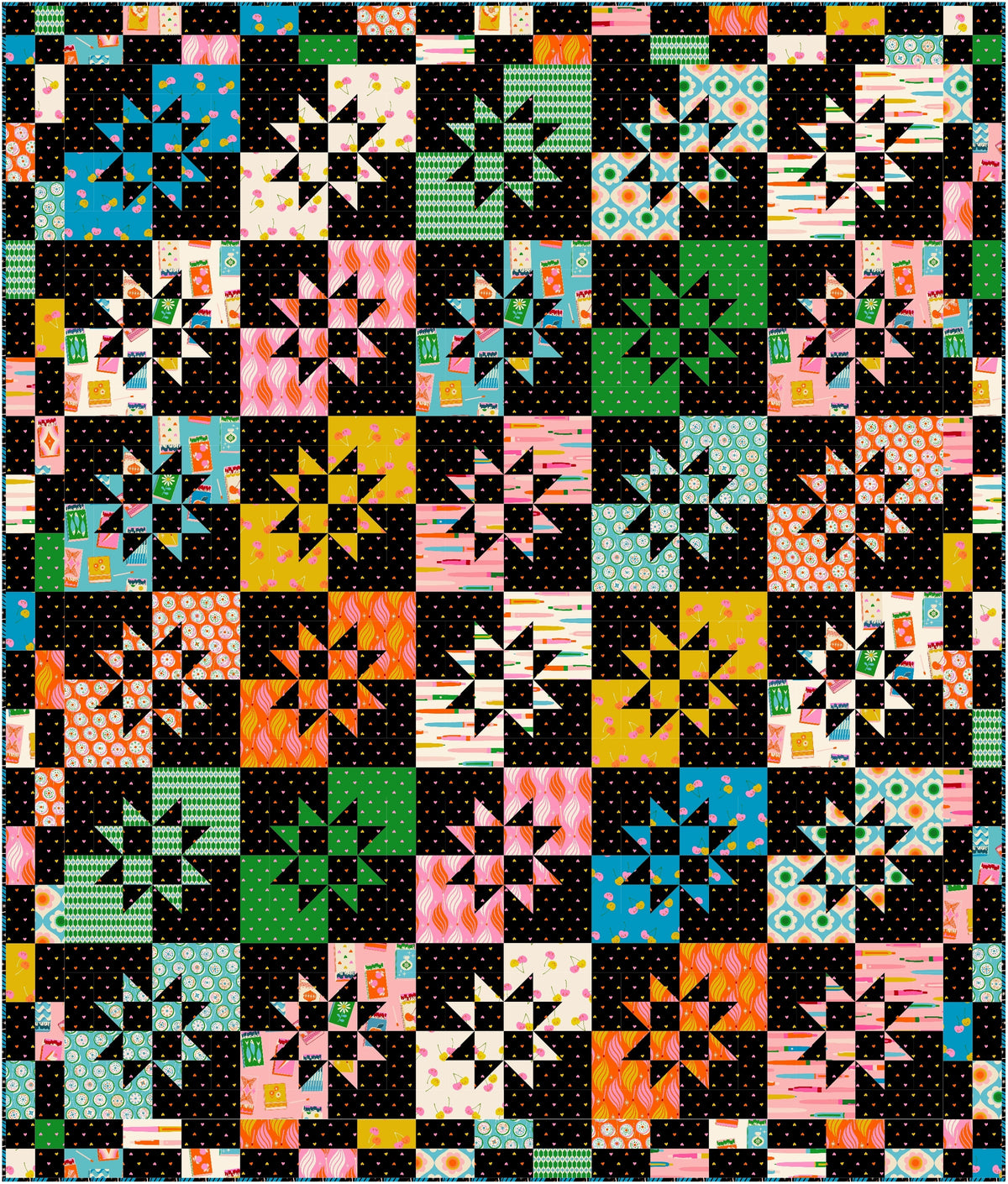 Split Star | CKQ-2421 Quilt Pattern
