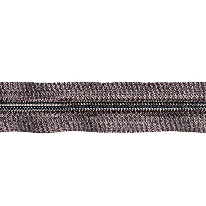 14&quot; Atkinson Zipper 309 Charcoal - Quilted Strait