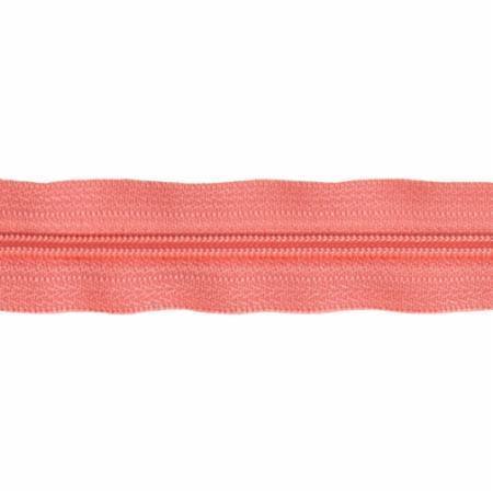 14" Atkinson Zipper 335 Pink Frosting - Quilted Strait