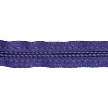 14" Atkinson Zipper 342 Periwinkle - Quilted Strait
