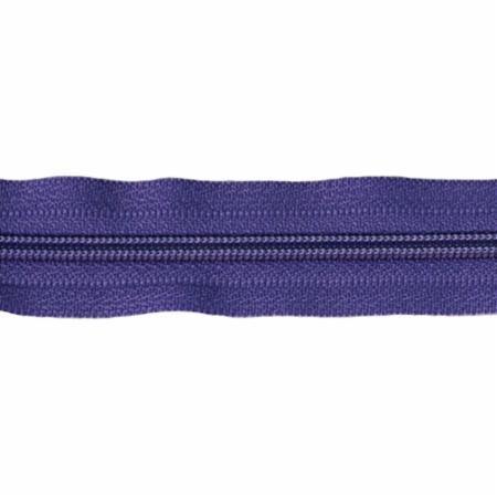22&quot; Atkinson Zipper 742 Perwinkle - Quilted Strait