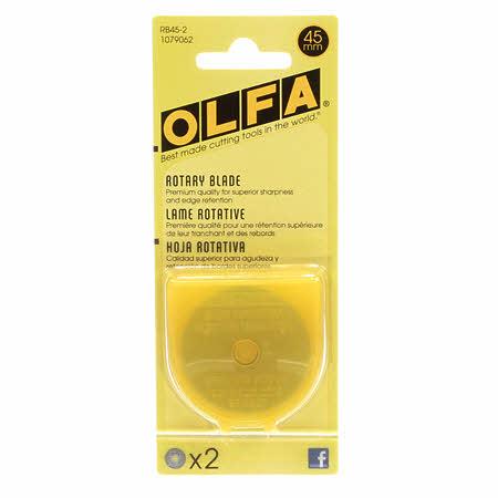 Olfa 45mm blade - 2 pack - Quilted Strait