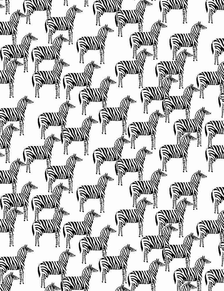 ABC Menagerie 1980 White Zebra