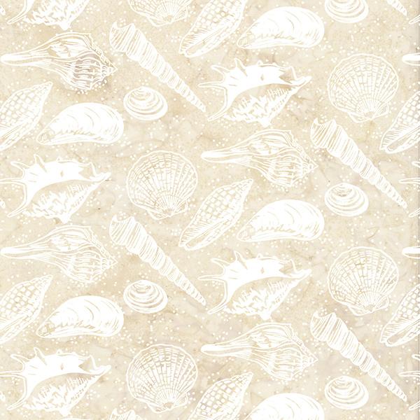 Along the Shores Batiks DM4-531 Papyrus - Quilted Strait