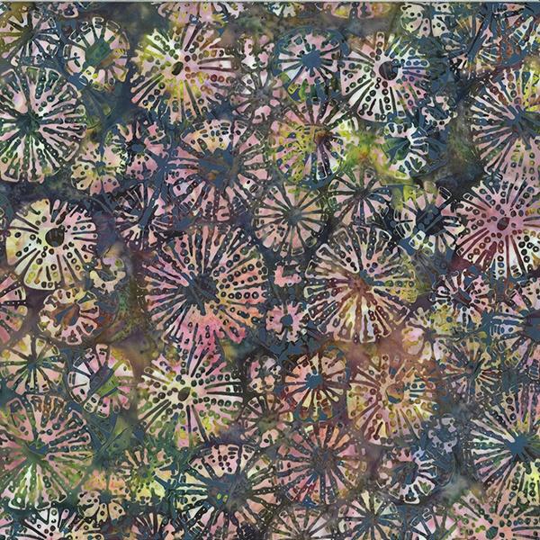 Along the Shores Batiks DM5-276 Sea Urchin - Quilted Strait
