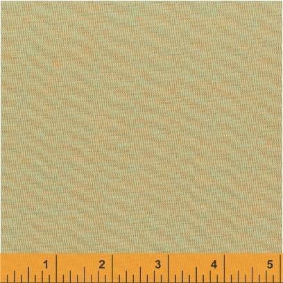 Artisan Shot Cotton 40171-33 Tan/Turquoise - Quilted Strait