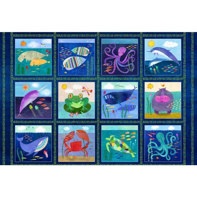 Colorful Aquatic World Panel
