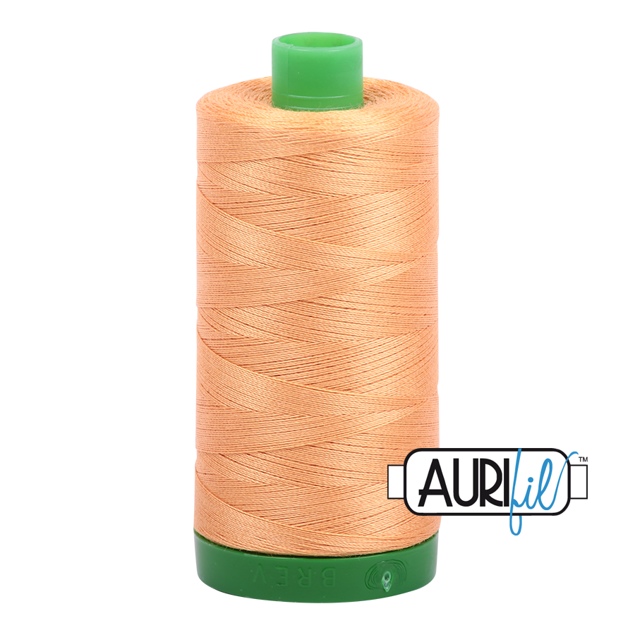 Aurifil 40wt 2214 Golden Honey thread - 1422 yards - Quilted Strait
