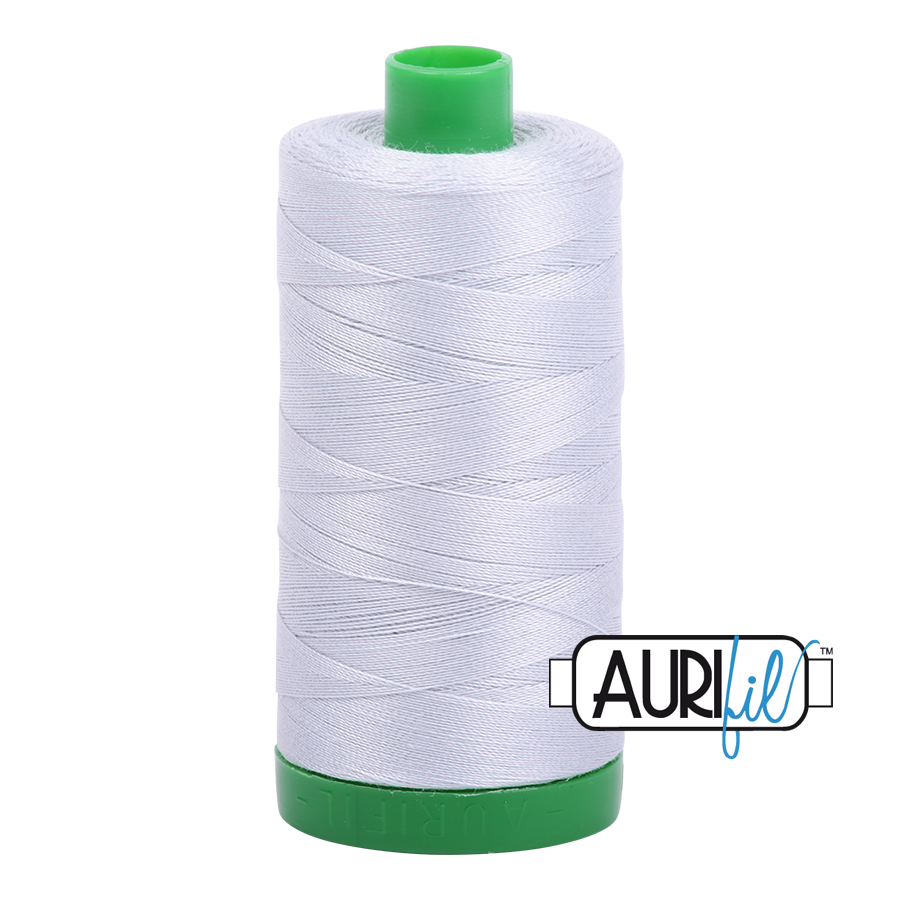 Aurifil 40wt 2600 Dove thread - 1422 yards - Quilted Strait