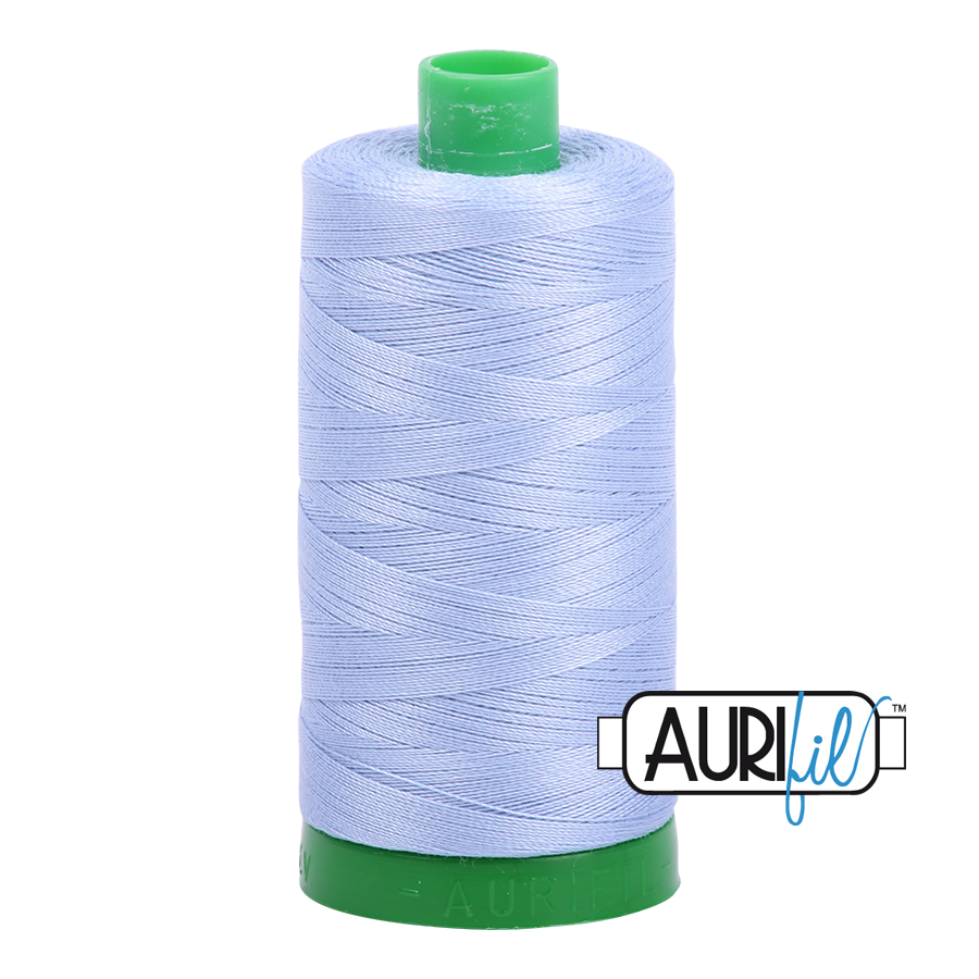 Aurifil 40wt 2770 Very Light Delft thread - 1422 yards - Quilted Strait