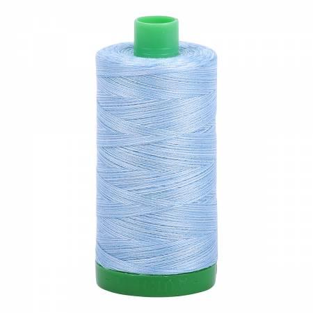 Aurifil 40wt 3770 Variegated Blue 1094 Yards - Quilted Strait