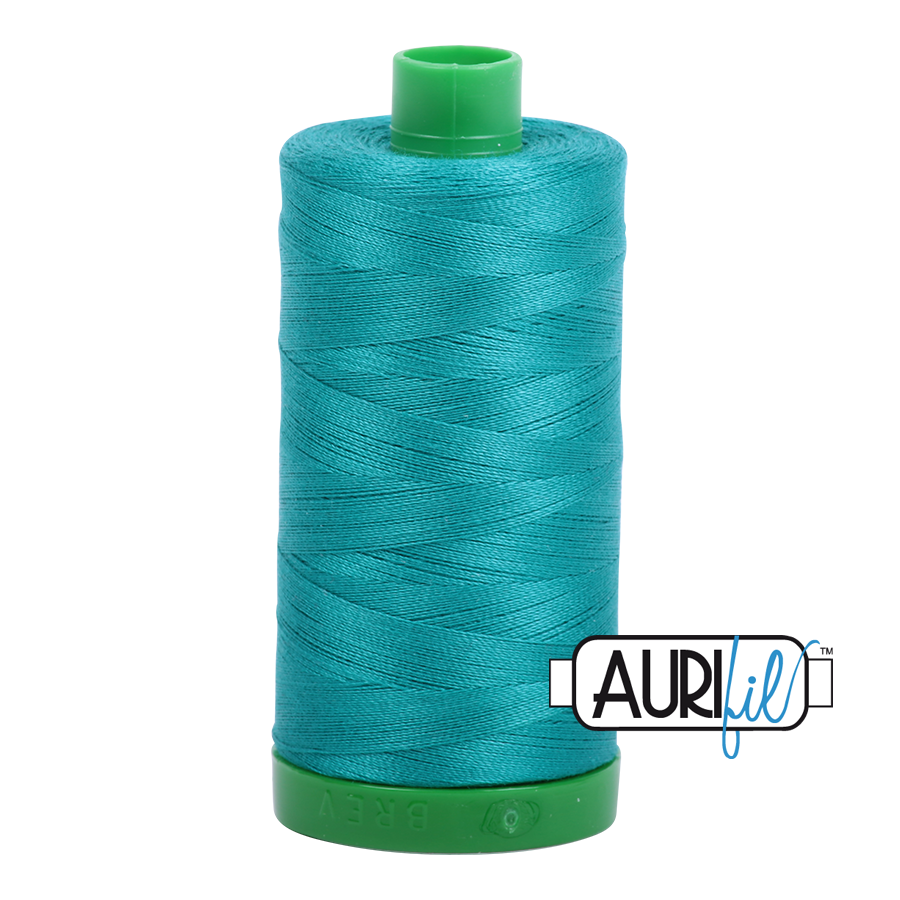 Aurifil 40wt 4093 Jade thread - 1422 yards - Quilted Strait