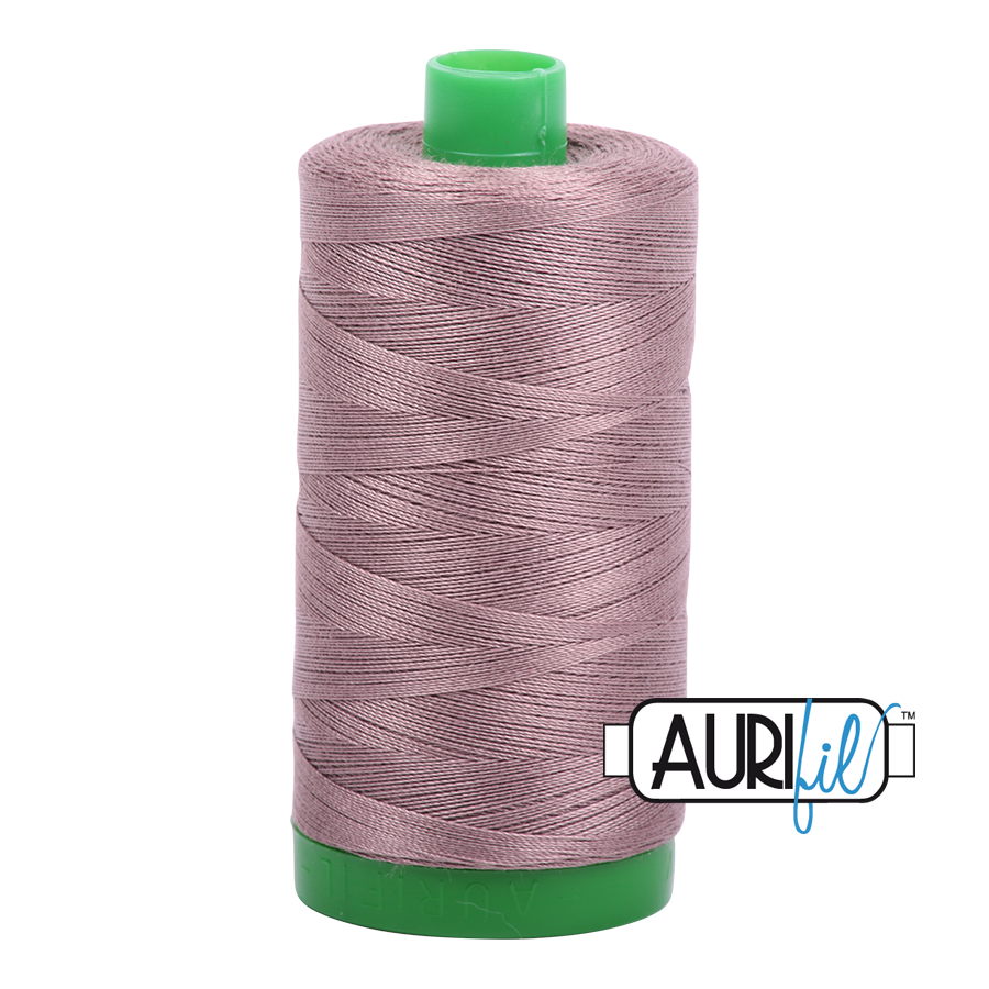 Aurifil 40wt 6731 Tiramisu thread - 1422 yards - Quilted Strait