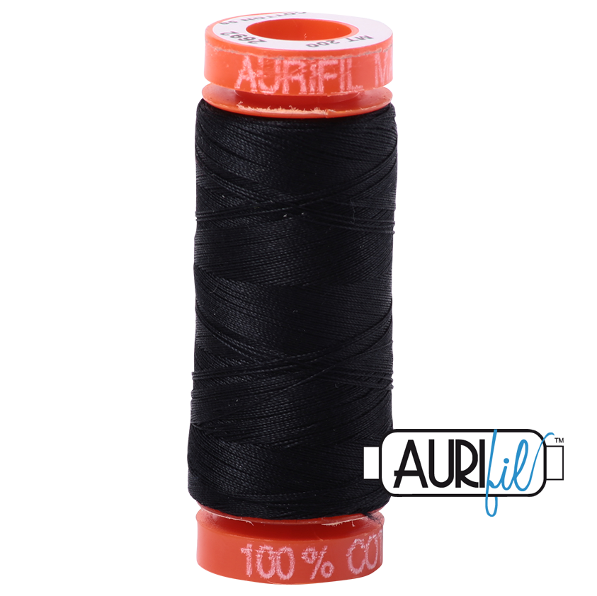 50wt Aurifil Thread - White #2024 - 6452 Yard Cone — The Mountain