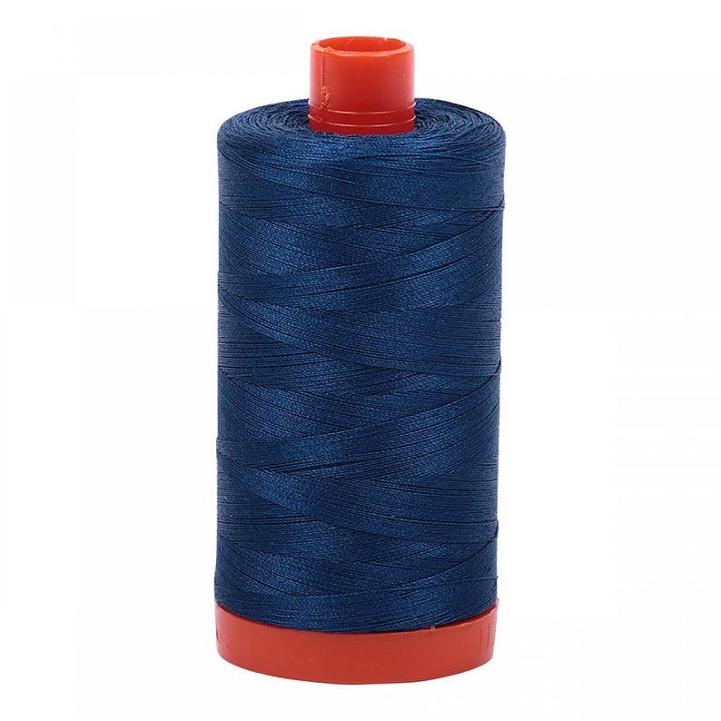 Aurifil 50wt 2783 Medium Delft Blue 1422 Yards - Quilted Strait
