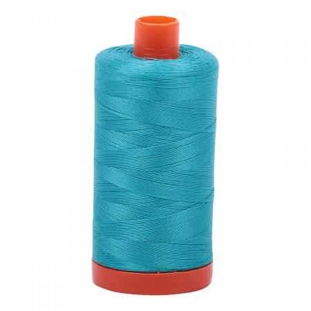 Aurifil 50wt 2810 Turquoise 1422 Yards - Quilted Strait