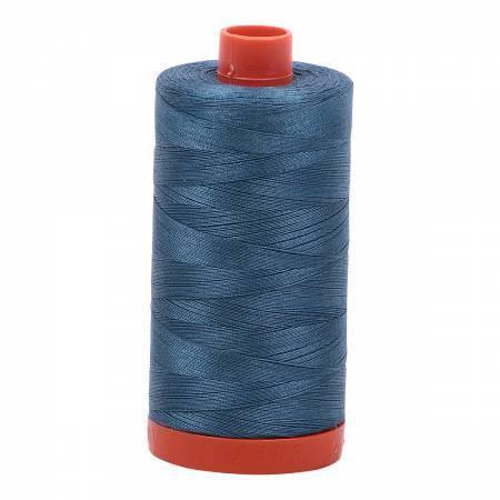 Aurifil 50wt 4644 Smoke Blue 1422 Yards - Quilted Strait