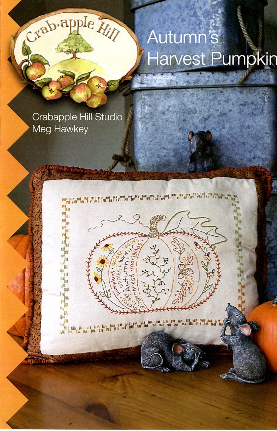 Autumn Harvest Embroidery Pattern