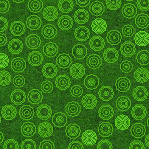 Basically 4512-853 Green Gears - Quilted Strait