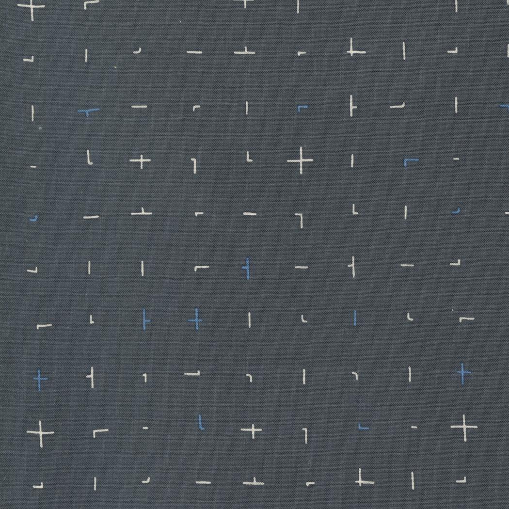 Bluish 1826 17 Handquilted Charcoal - Quilted Strait