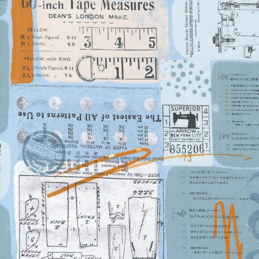 Bluish 1820 13 Stitched Up Fresh Air - Quilted Strait