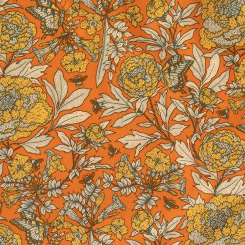 Bountiful 11-Sunburst Peonies Sunburst - Quilted Strait